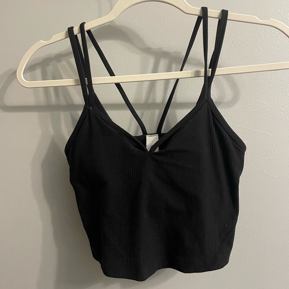 Lululemon Align Strappy Ribbed Tank in Black
